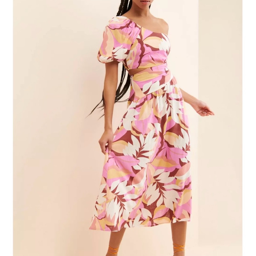 MINKPINK linen blend summer dress